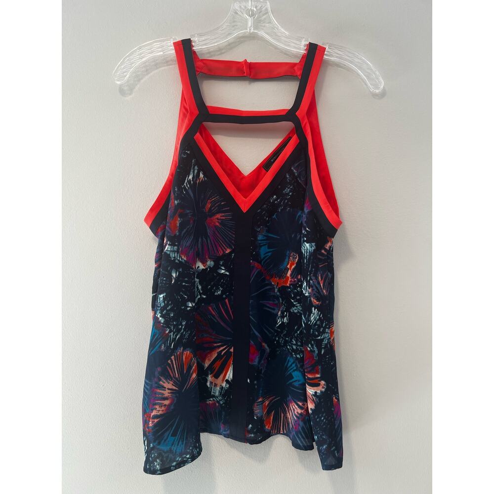 NWOT MaxAzria Strappy Going Out Tank Top Sheer Size Medium